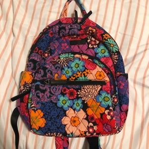 Vera Bradley Mini Backpack FLORAL FIESTA